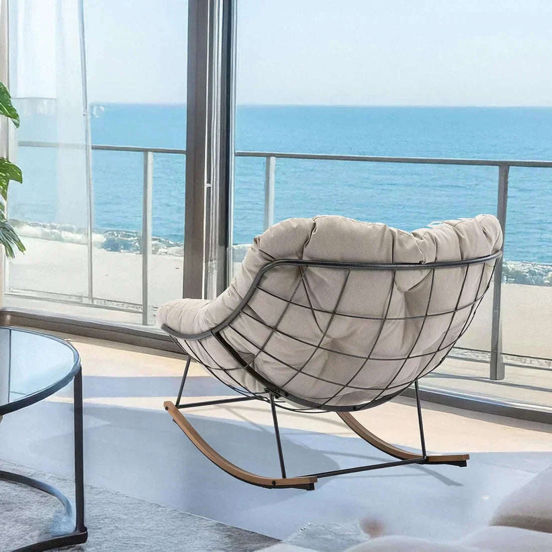 2-in-1 Ergonomic Recliner – Combines Smooth Rocking Motion with Zero-Gravity Lounging & Plush Comfort