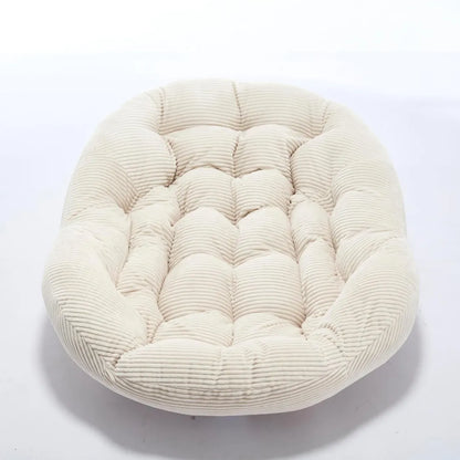 Read, Nap, & Unwind in Cloud-Like Comfort: Extra Wide Rocking Egg Chair with Deep Seat